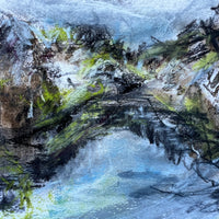 “Up river in May” toward Dartington.