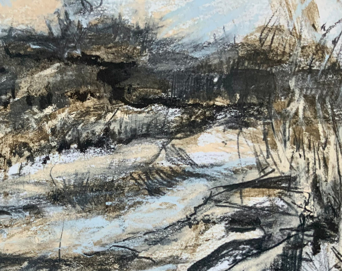 “Winter at Sharpham Marsh”.