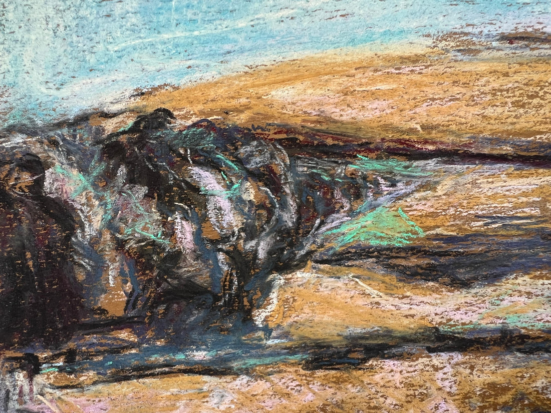 Devon Grieve August fields in Devon – Ivan Grieve