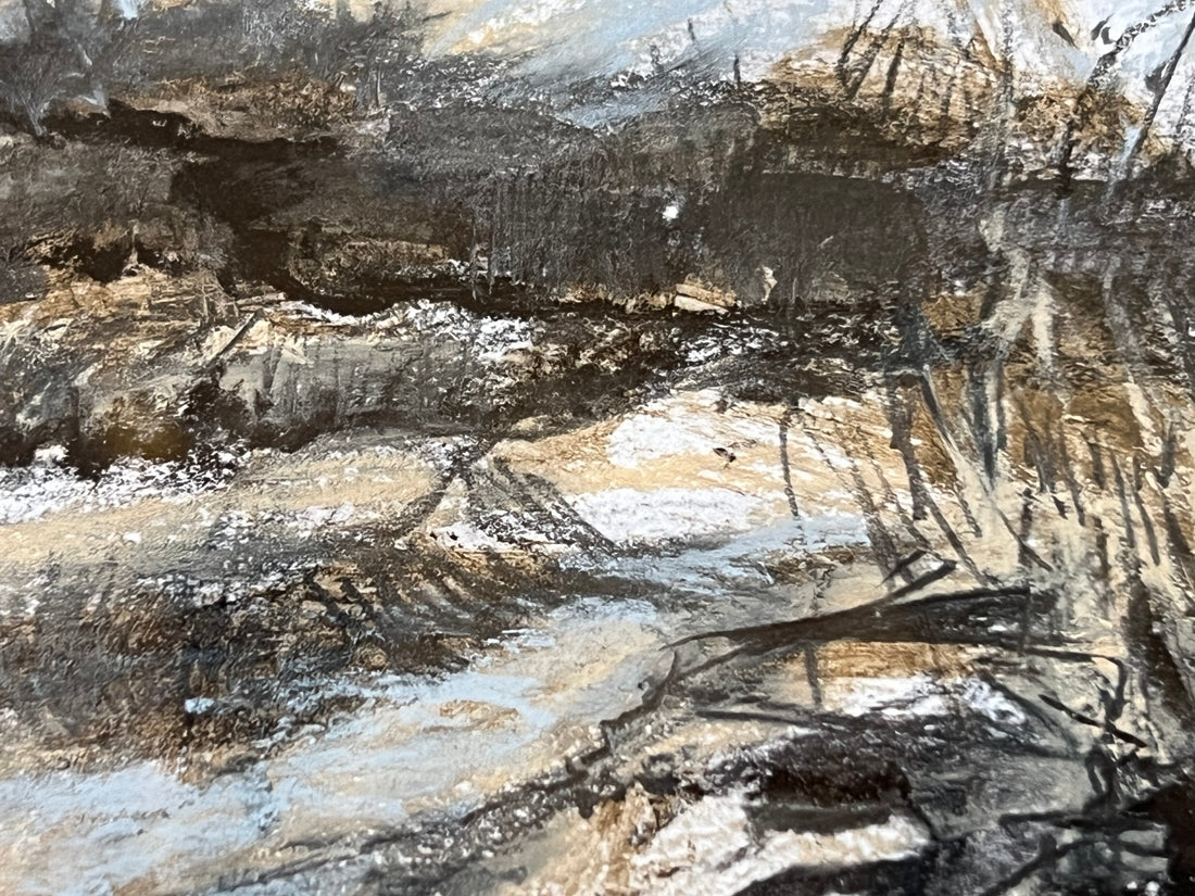 “Winter at Sharpham Marsh”.