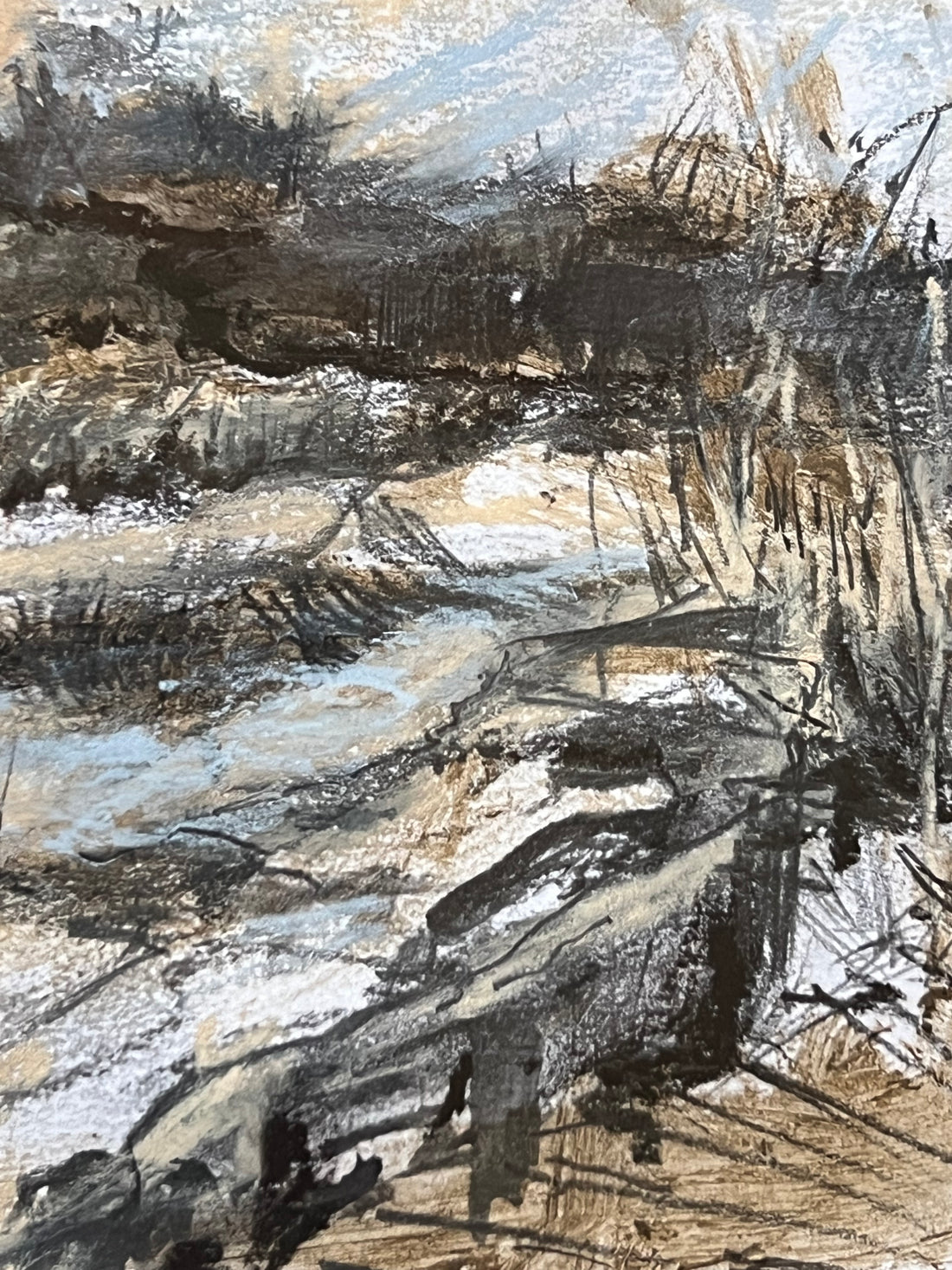 “Winter at Sharpham Marsh”.