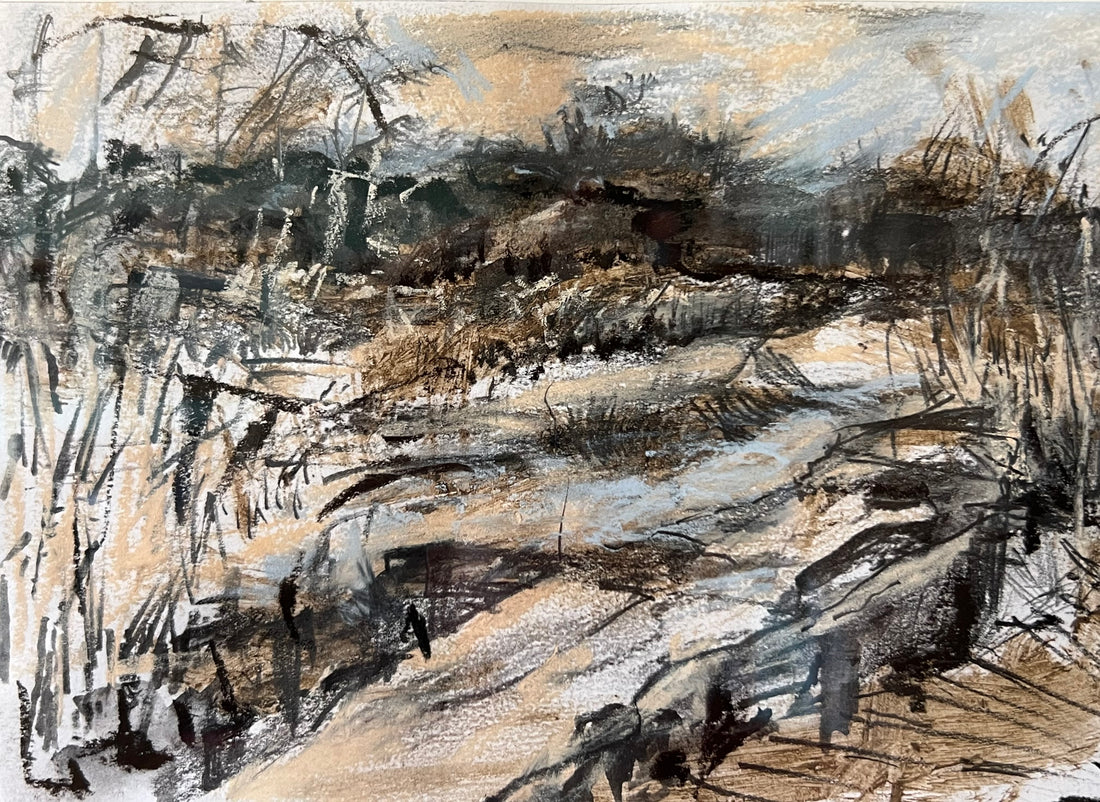 “Winter at Sharpham Marsh”.
