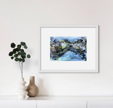 “Up river in May” toward Dartington.