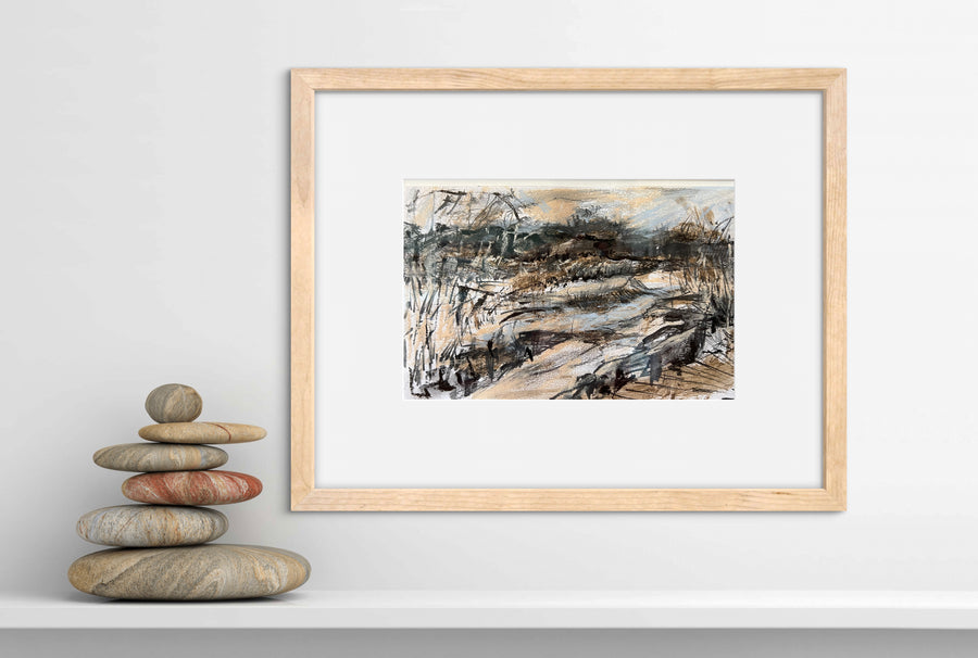 “Winter at Sharpham Marsh”.