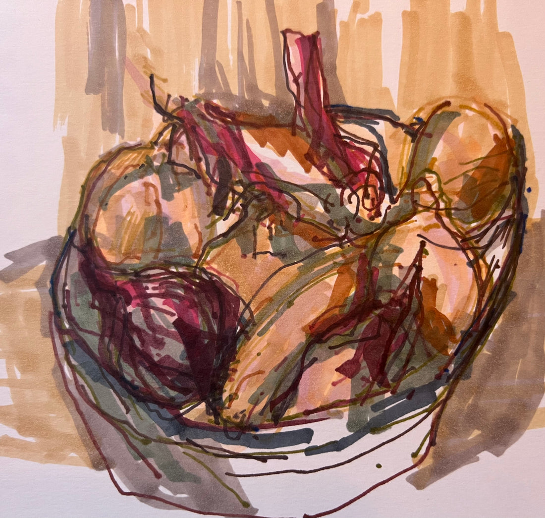 Autumn onions and shallots