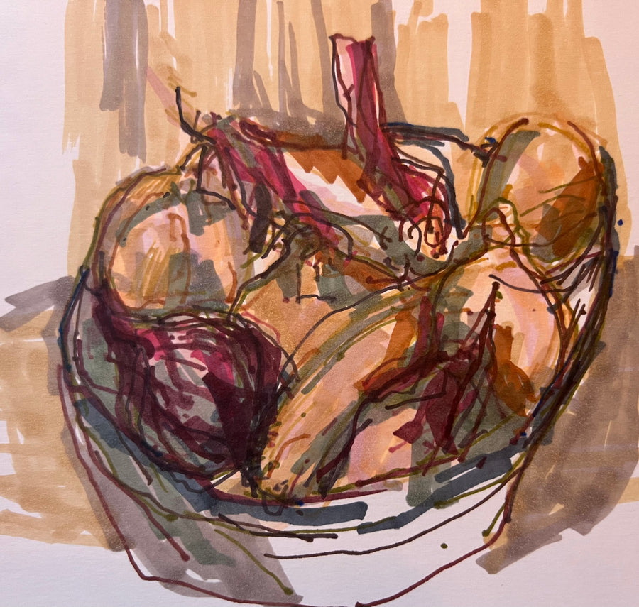 Autumn onions and shallots