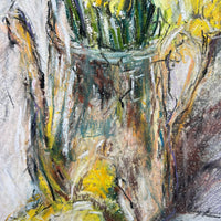 Detail of daffodils in vase 