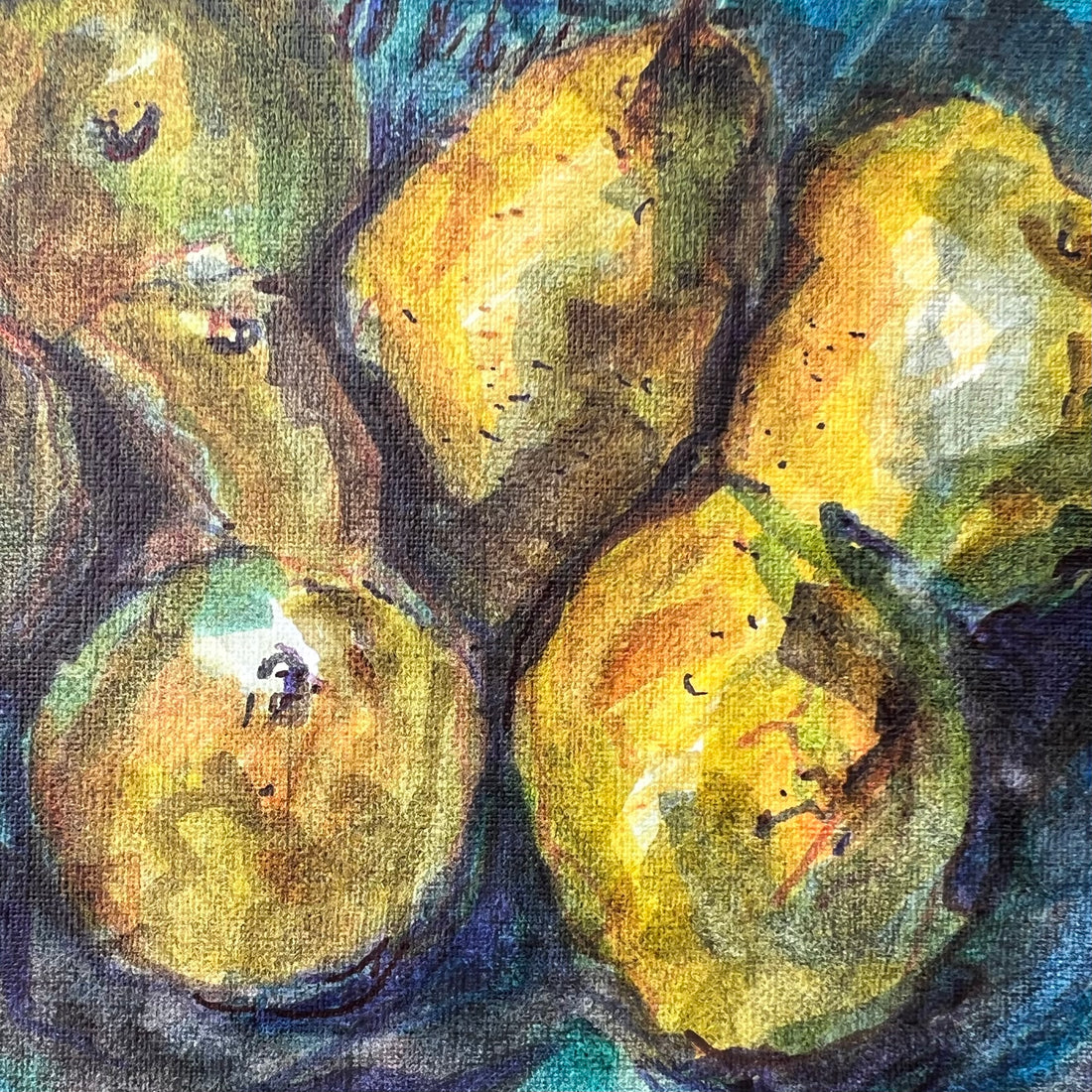 Apples and pears | Ivan Grieve artist | Originals, Prints & Limited Edition Art