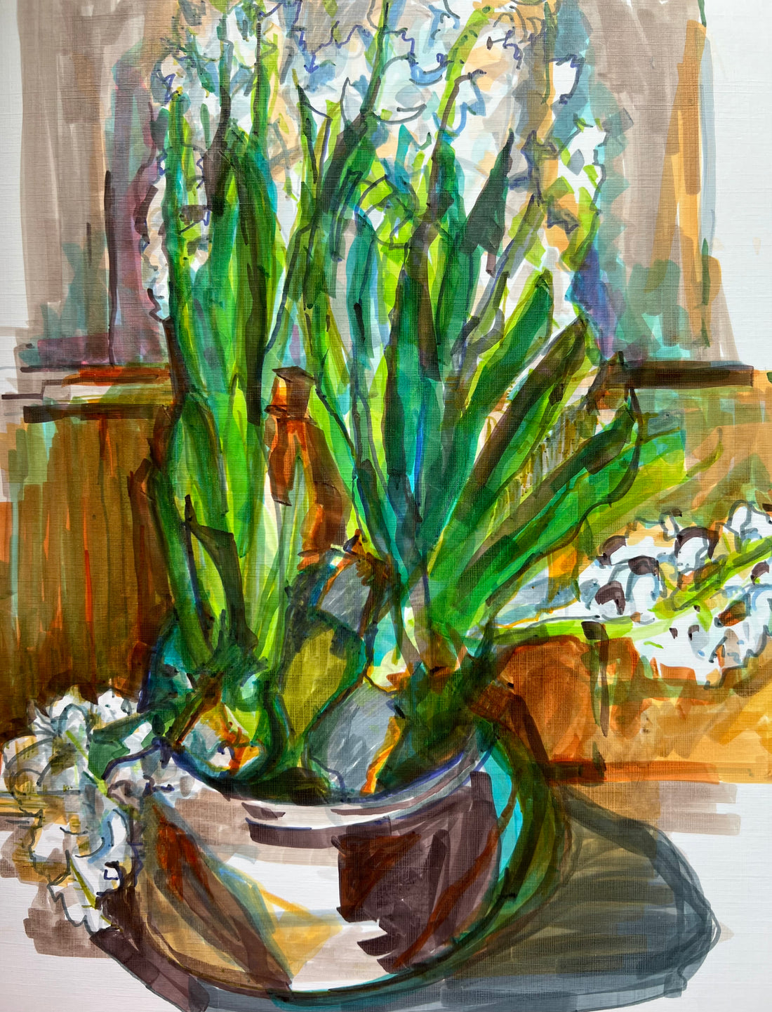 Hyacinth in Spring | Ivan Grieve artist | Originals, Prints & Limited Edition Art
