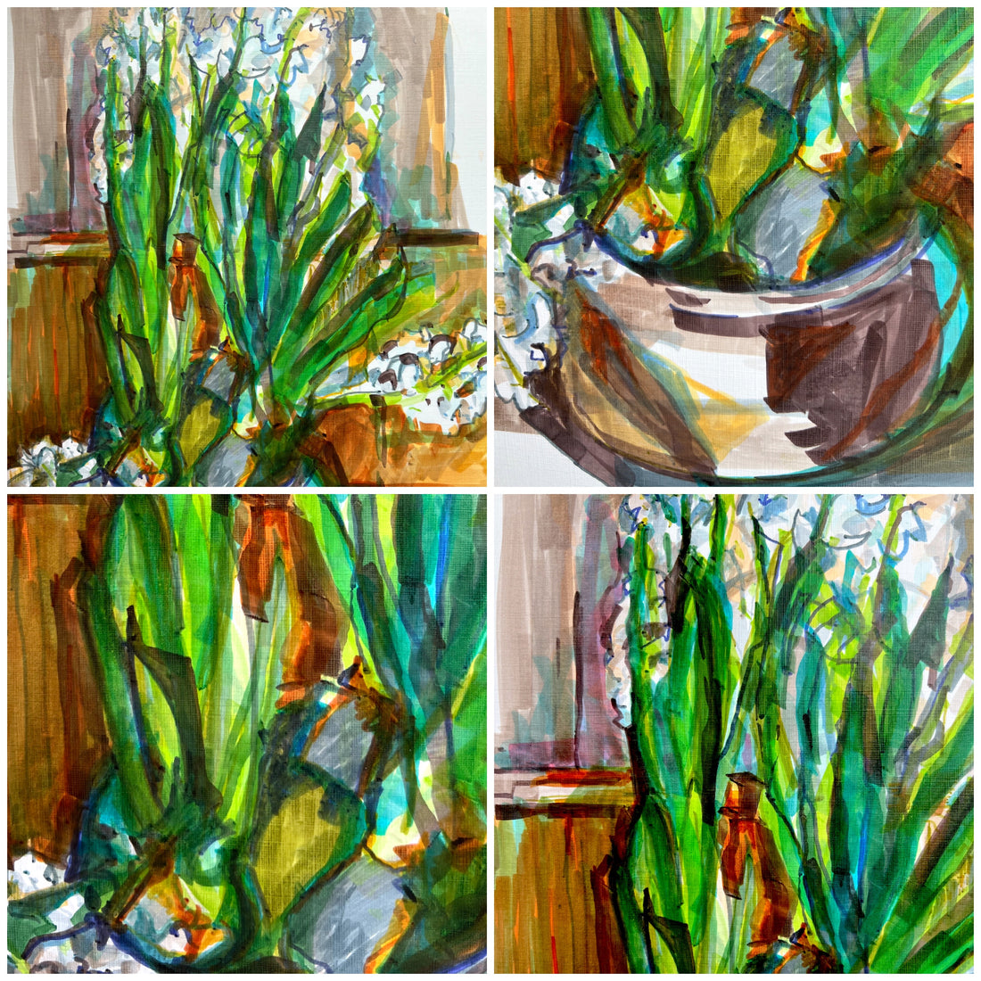 Fallen Hyacinth | Ivan Grieve artist | Originals, Prints & Limited Edition Art