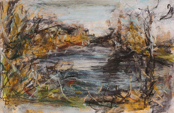 “Back up river to Dartington”. | Ivan Grieve artist | Originals, Prints & Limited Edition Art