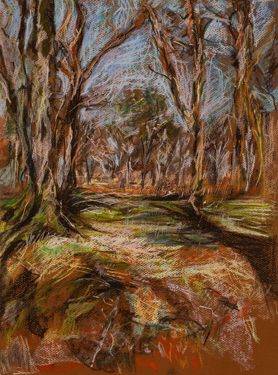 “A Dartmoor Wood”. | Ivan Grieve artist | Originals, Prints & Limited Edition Art