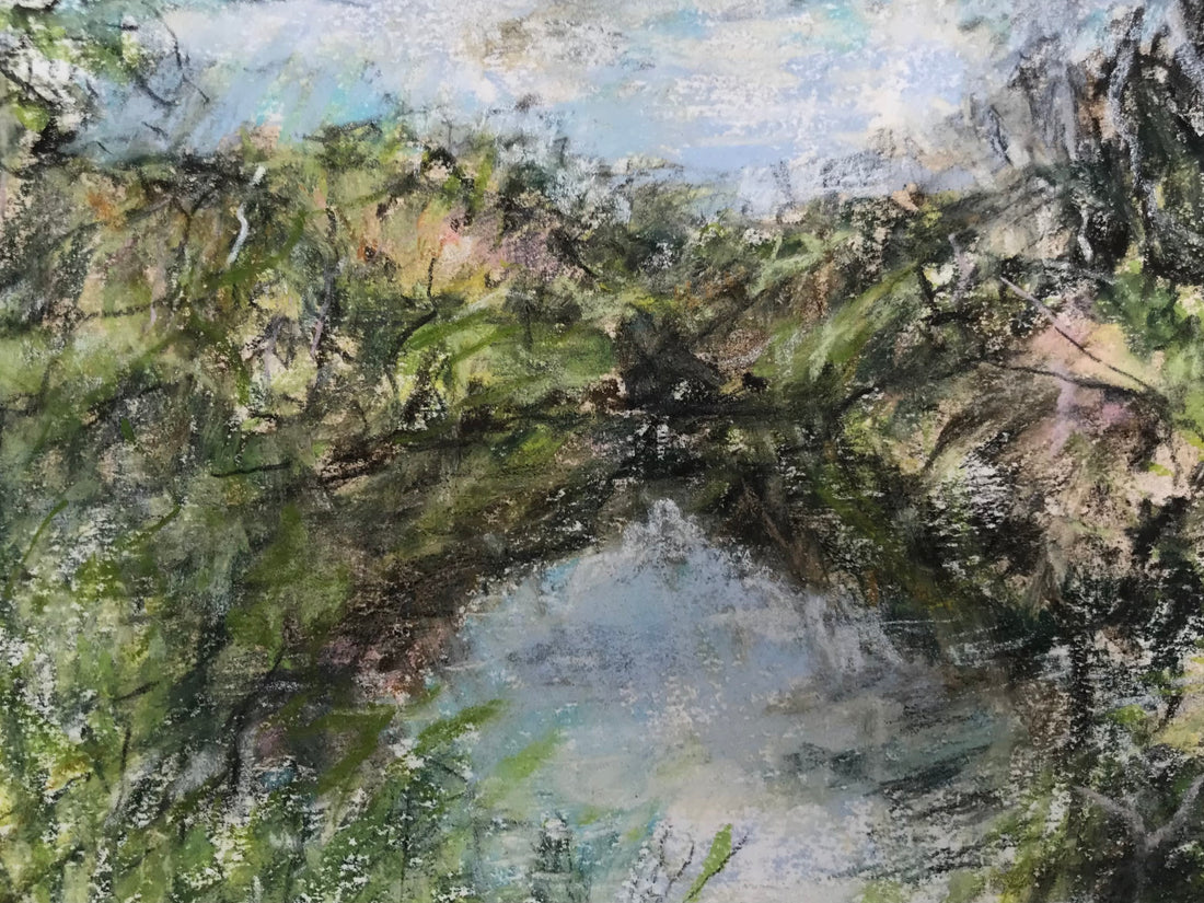 “The river Dart in Spring”, Dartington.