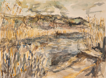 “High Tide” Sharpham Marsh. | Ivan Grieve artist | Originals, Prints & Limited Edition Art