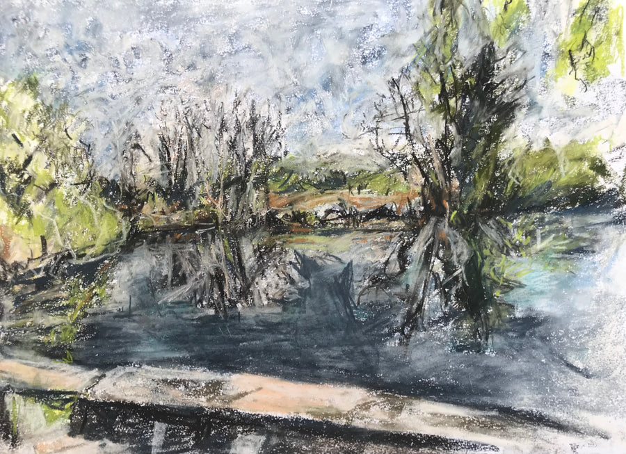 “May at the swimming platform“.