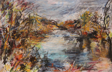 “Up River to Dartington”. | Ivan Grieve artist | Originals, Prints & Limited Edition Art